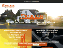 Tablet Screenshot of paullam.nl